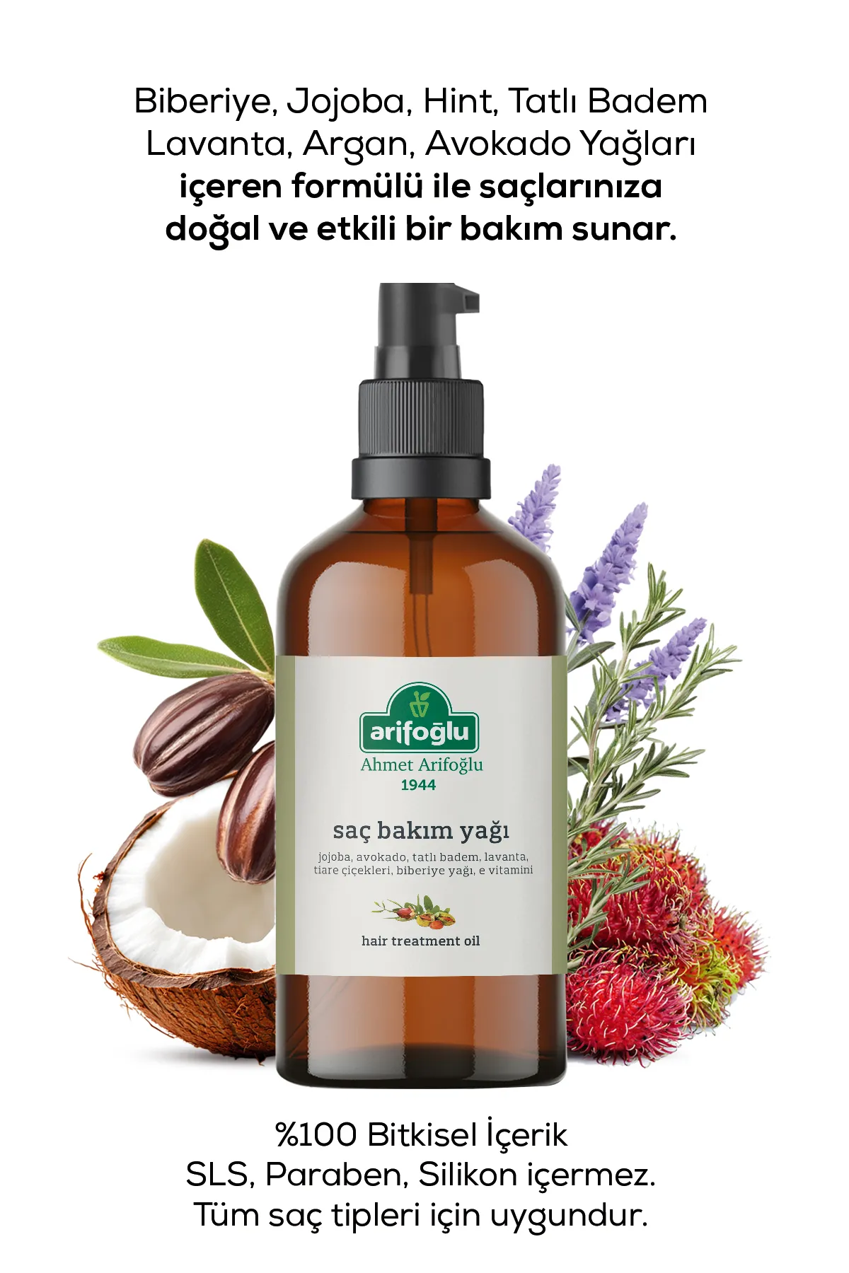 Arifoğlu Bitkisel Saç Bakım Yağı.WEBP