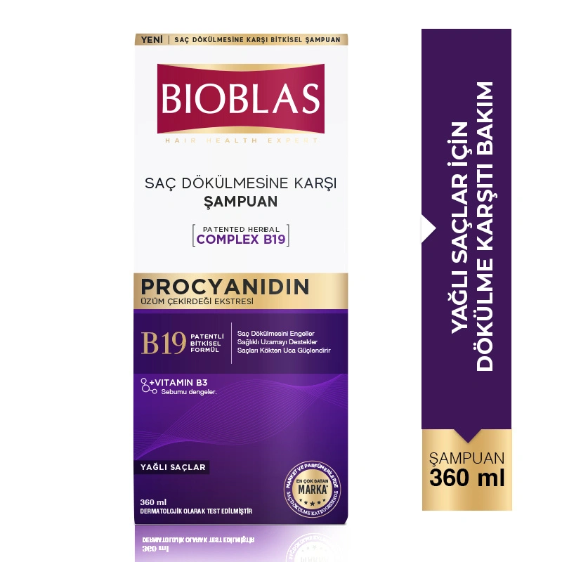 Bioblas Procyanidin Saç Dökülmesine & Yağlanmaya Karşı Şampuan.webp
