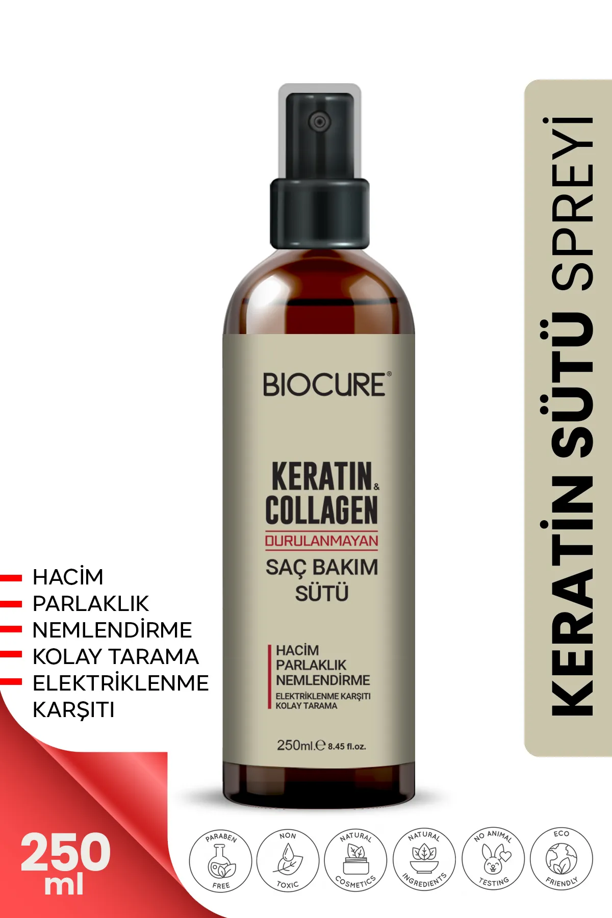 Biocure Keratin Sütü Collagen Saç Bakım Sütü.webp