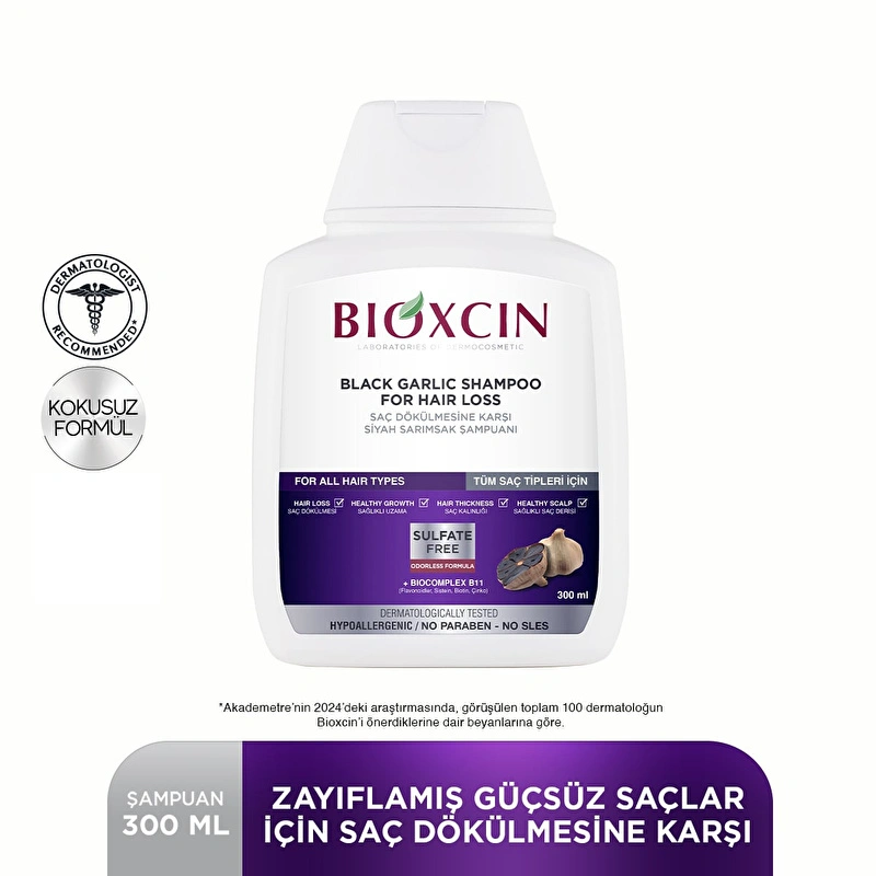 Bioxcin Siyah Sarımsak Şampuan.webp