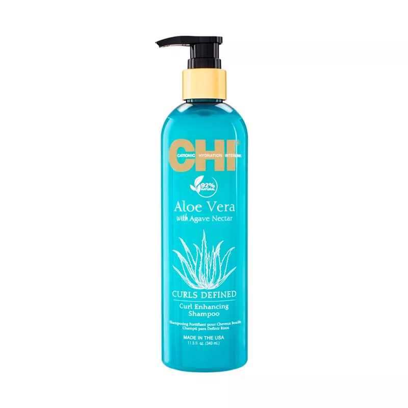 CHI Aloe Vera Kıvırcık ve Dalgalı Saçlar İçin Bukle Belirginleştirici Şampuan.webp