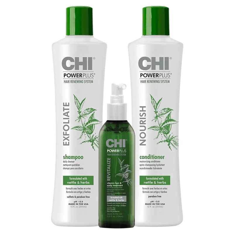 CHI Power Plus Hair Renewing System Dökülme Önleyici ve Yoğunlaştırıcı Set.webp