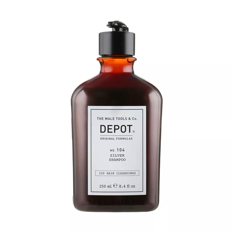 Depot No.104 Silver Şampuanı – Beyaz ve Gri Saçlara Özel Gümüş Işıltısı.webp