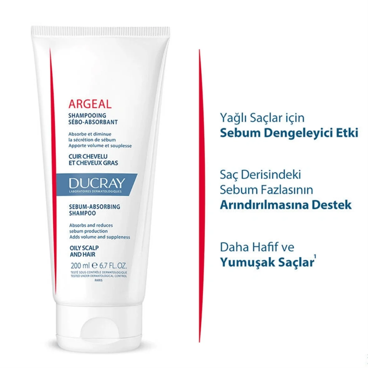 Ducray Argeal Yağlı Saçlar İçin Şampuan.webp