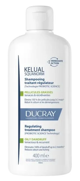 Ducray Kelual Squanorm Yağlı Kepek Önleyici Şampuan.webp