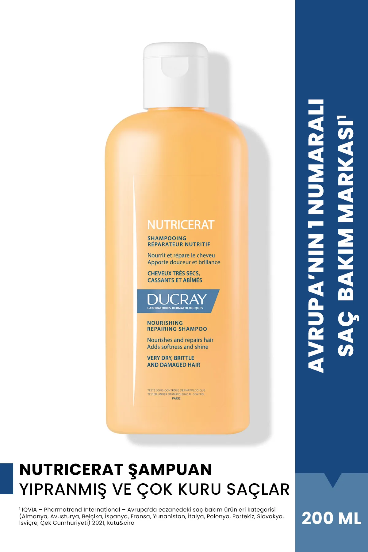 Ducray Nutricerat Besleyici Onarıcı Şampuan.webp