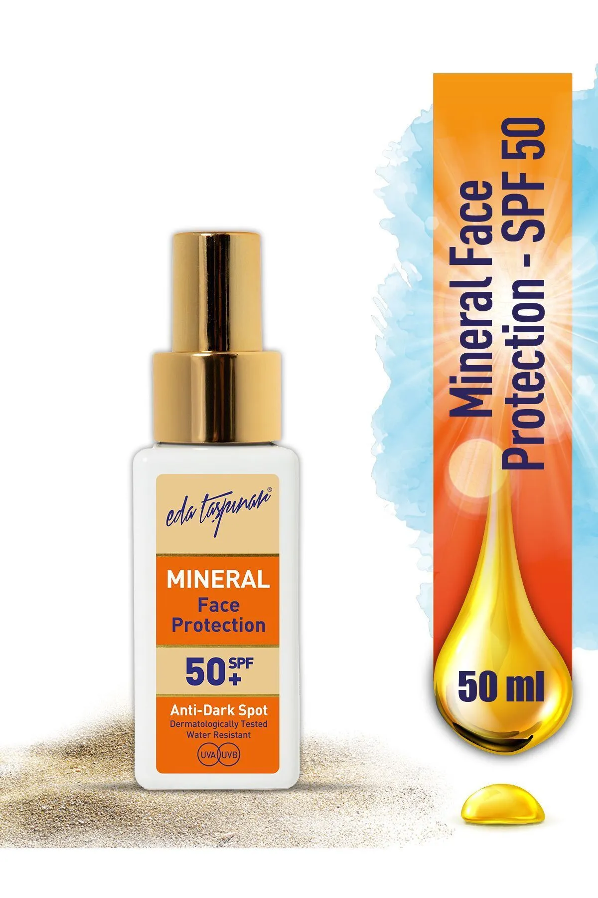 Eda Taşpınar Yüksek Korumalı Yüz Güneş Kremi SPF 50+.WEBP