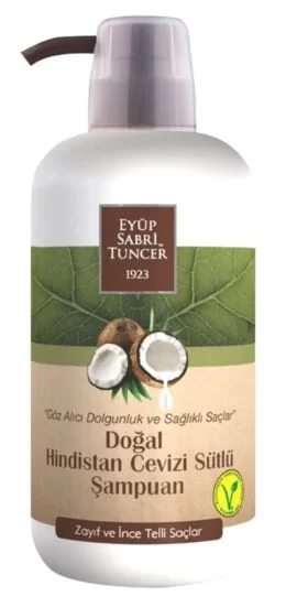 Eyüp Sabri Tuncer Doğal Hindistan Cevizi Sütlü Şampuan.webp