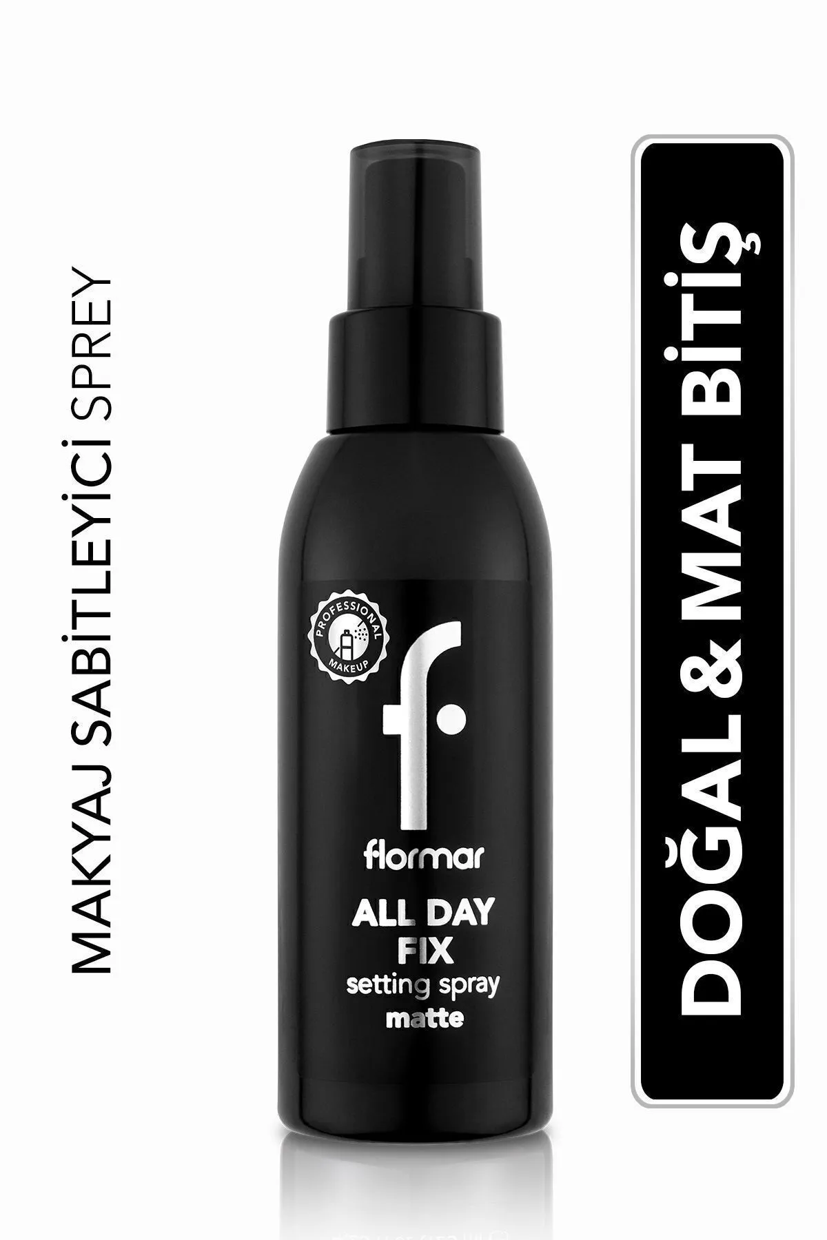 Flormar Mat Bitişli Makyaj Sabitleyici Sprey - All Day Fix Setting Spray.WEBP