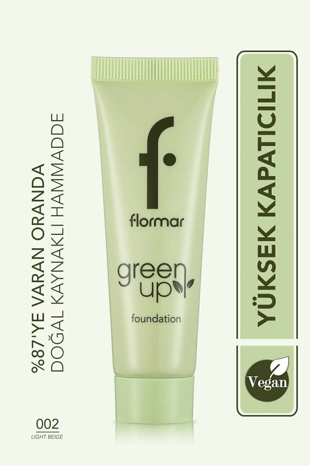 Flormar Yarı Mat Bitişli Su Bazlı Vegan Fondöten.WEBP