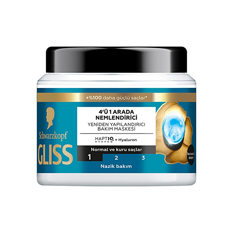 Gliss Aqua Revive 4'ü 1 Arada Nemlendirici & Yeniden Yapılandırıcı Bakım Maskesi.webp