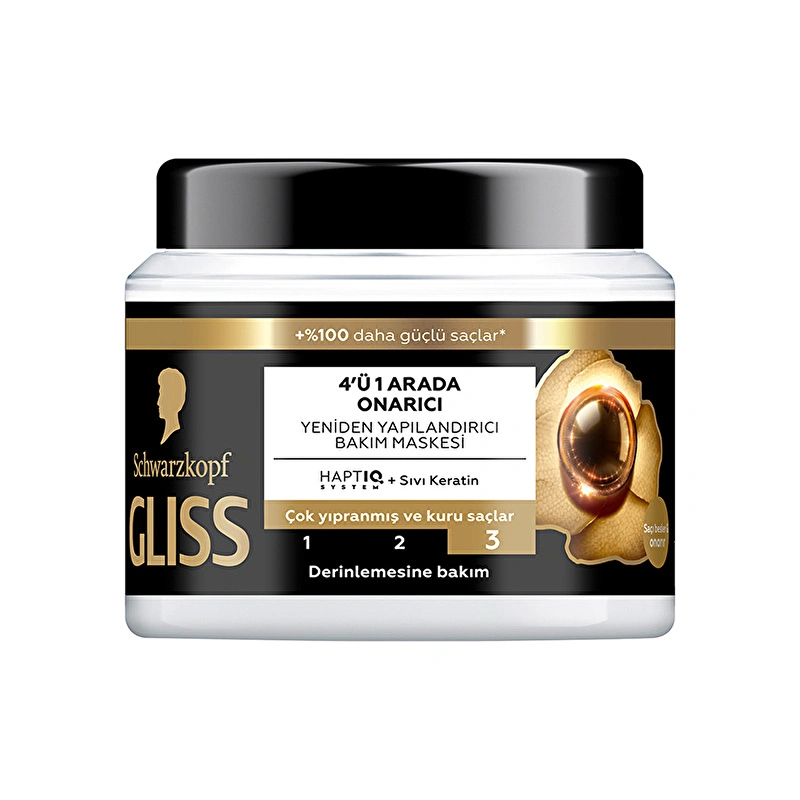 Gliss Ultimate Repair 4’ü 1 Arada Onarıcı & Yeniden Yapılandırıcı Bakım Maskesi.webp