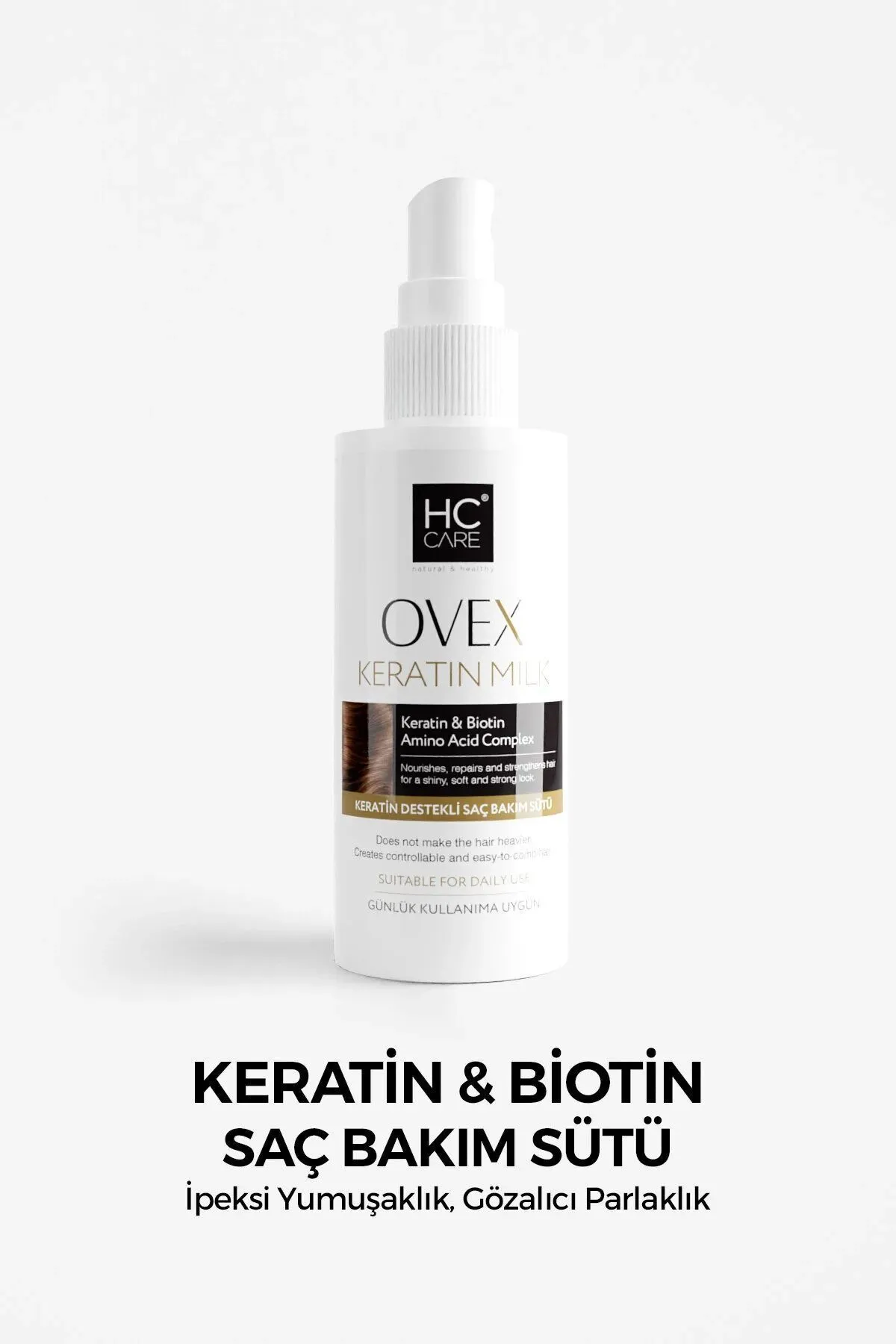 HC Care Ovex Keratin & Biotin Saç Bakım Sütü.webp