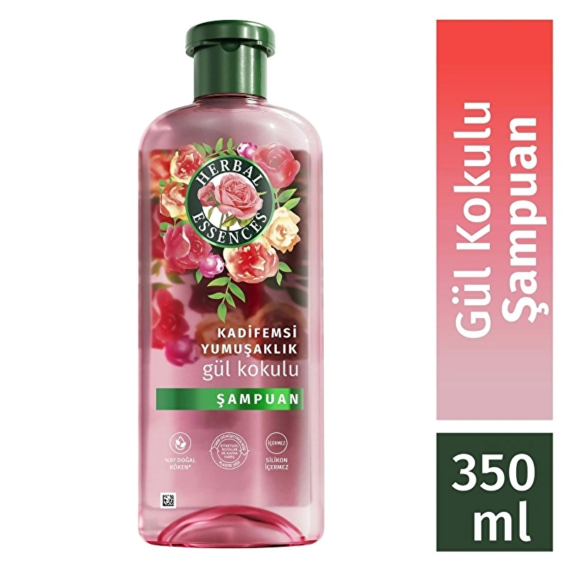 Herbal Essences Kadifemsi Yumuşaklık Gül Kokulu Şampuan.webp