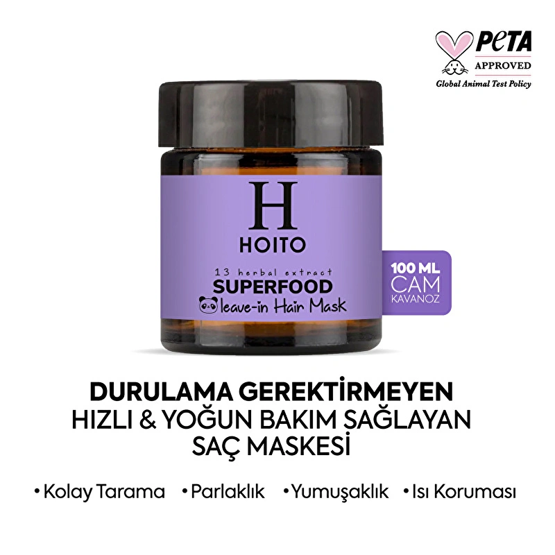 Hoito Superfood Leave-in Besleyici Durulanmayan Saç Bakım Maskesi.webp