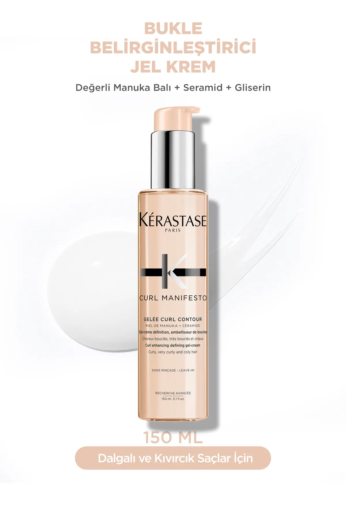 Kerastase Curl Manifesto Gelée Curl Contour Kıvırcık Saçlar Için Bukle Belirginleştirici Jel ...webp