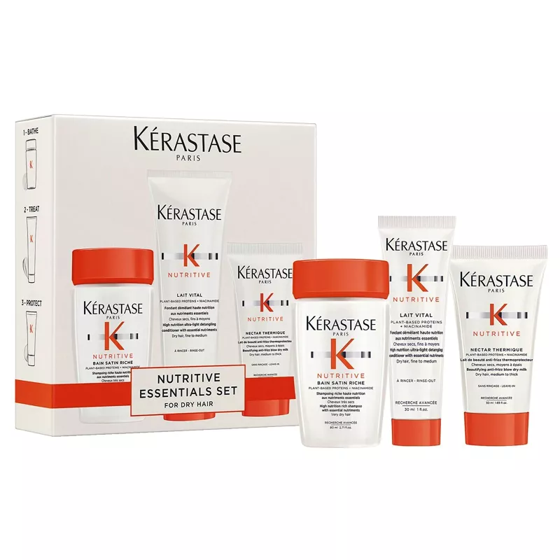 KERASTASE Nutritive Essentials Set Kuru Saçlar İçin Nemlendirici Deneme Seti.webp