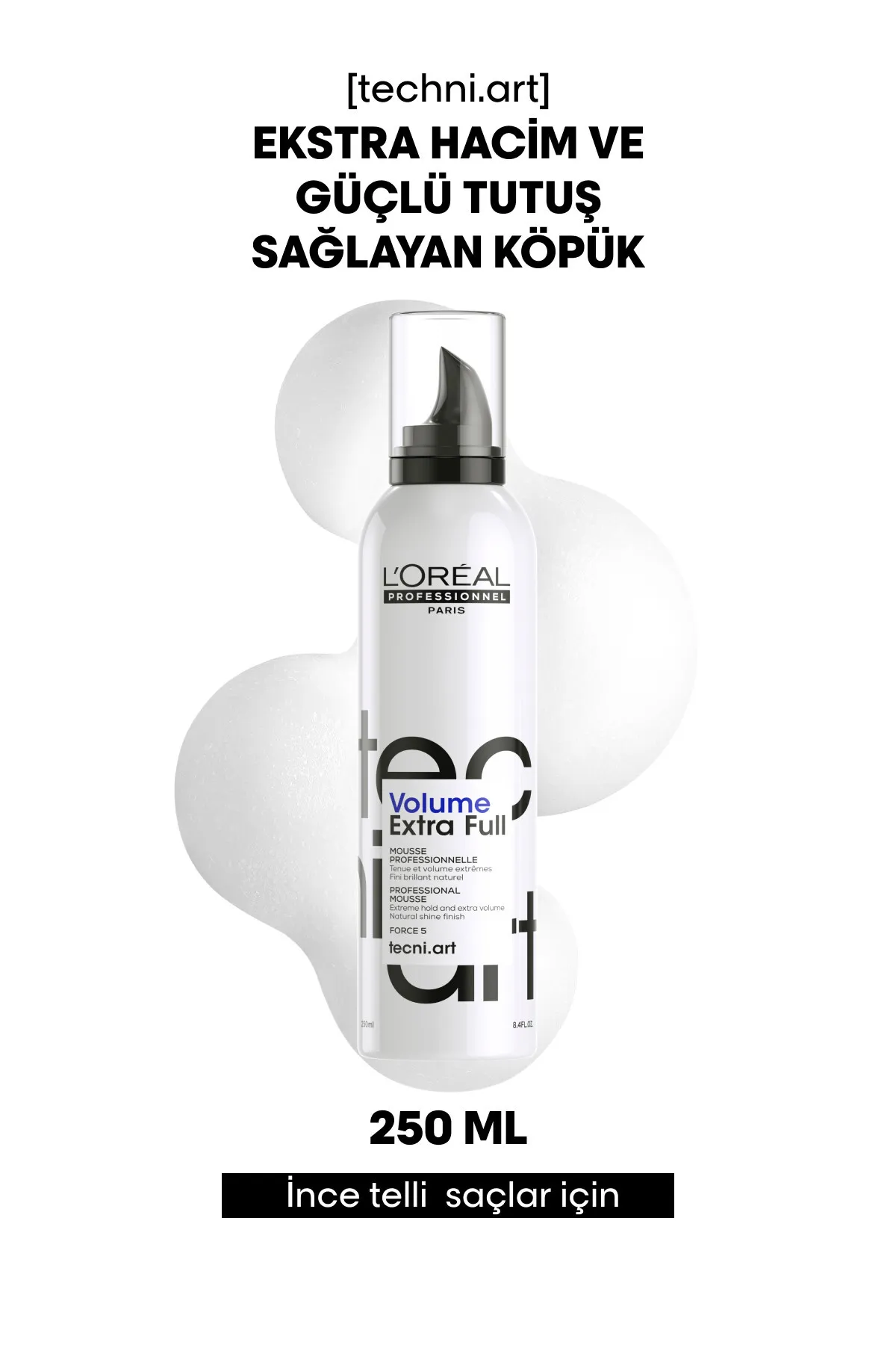 L'oreal Professionnel Techni Art Full Volume Extra Ekstra Hacimlendirici Saç Köpüğü.webp