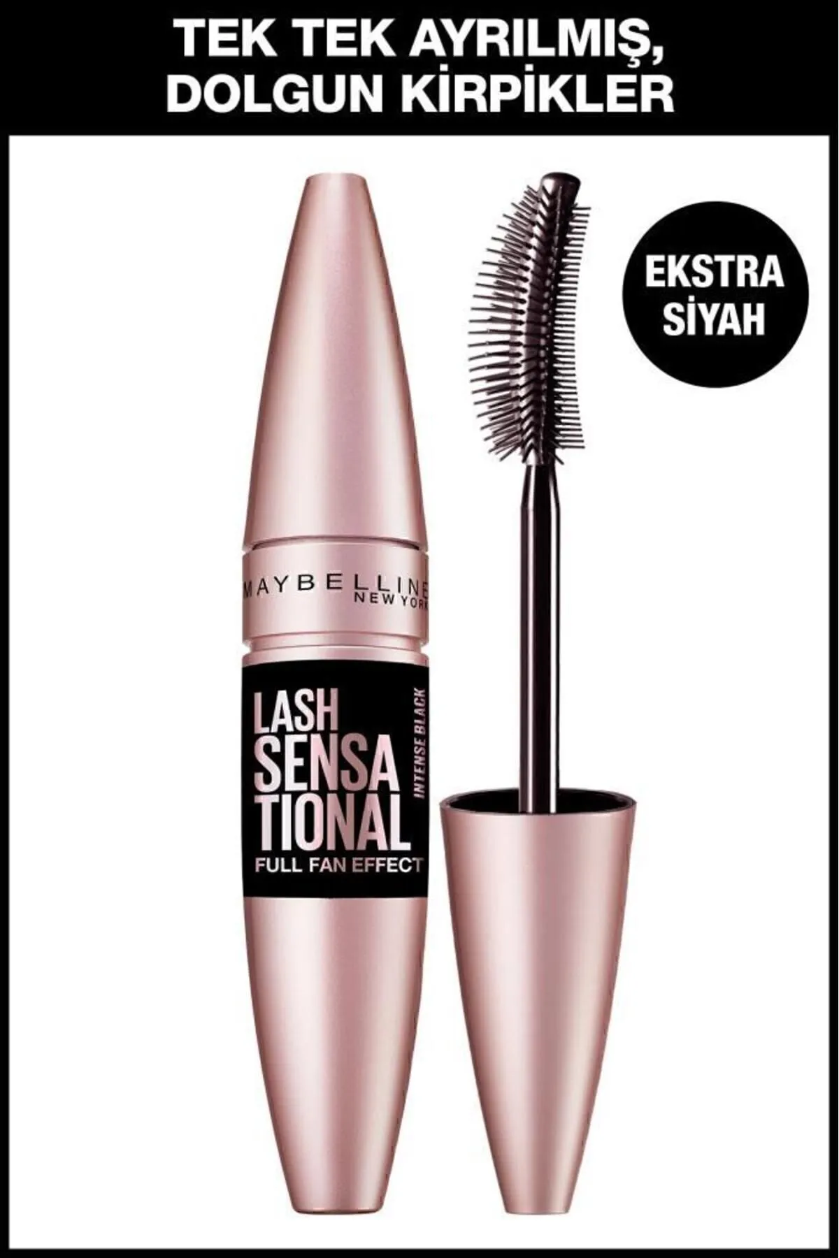 Maybelline New York Lash Sensational Yelpaze Etkili Intense Black Maskara.WEBP