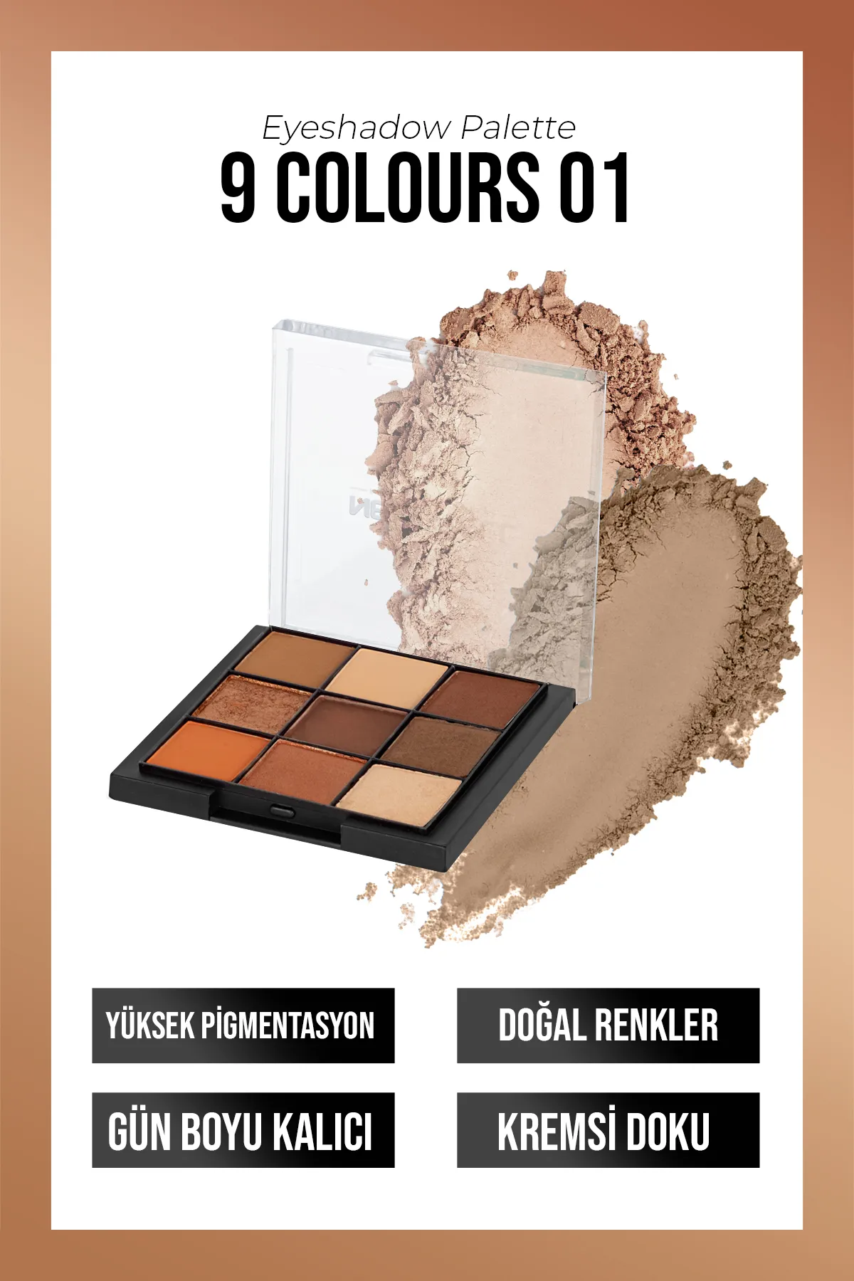 New Well Eyeshadow Palette 9 Colours.WEBP