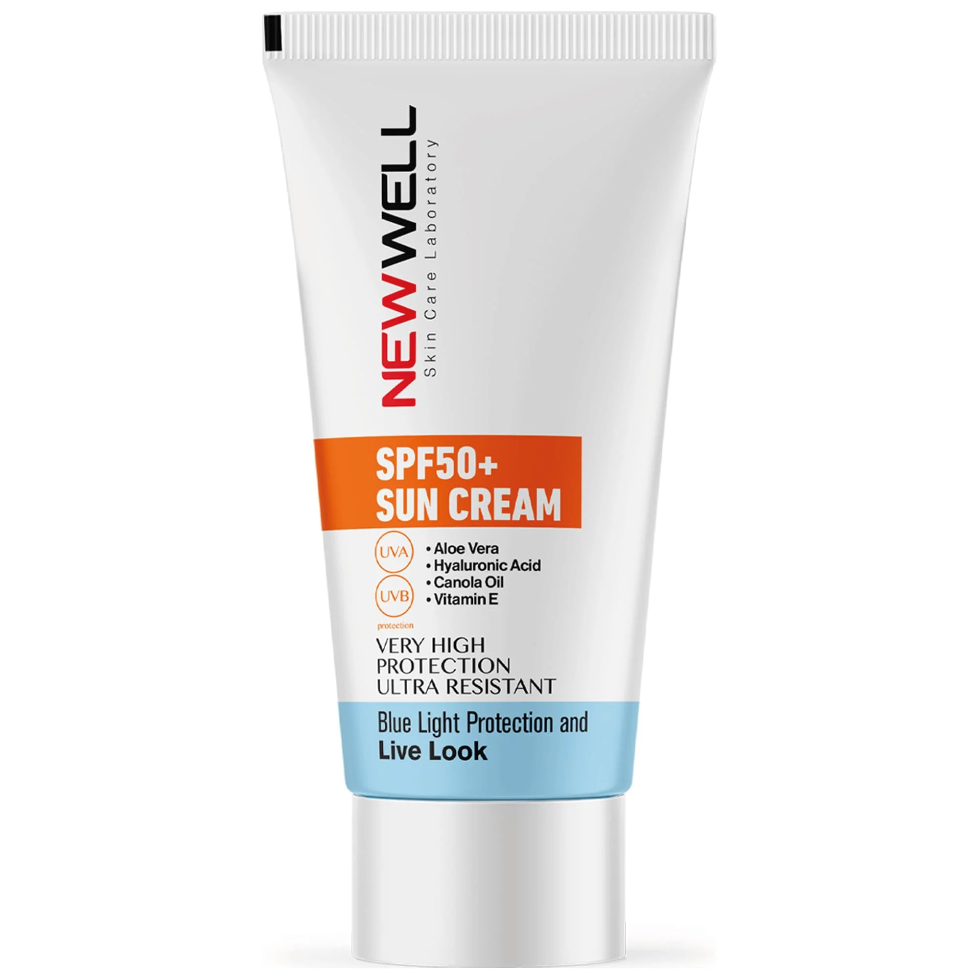 New Well Güneş Kremi Yüksek Koruma Spf 50+ Aloe Vera.webp