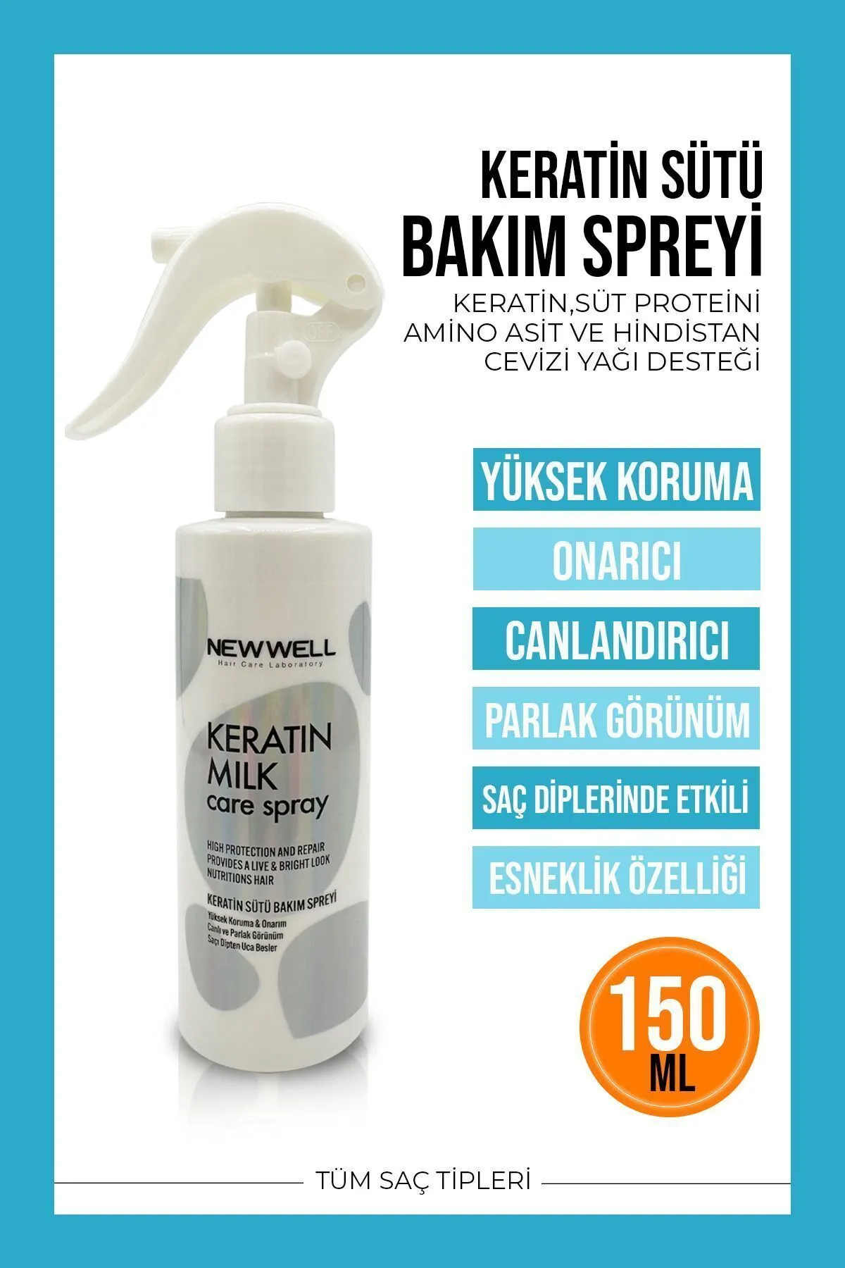 New Well Keratin Sütü Bakım Spreyi.webp