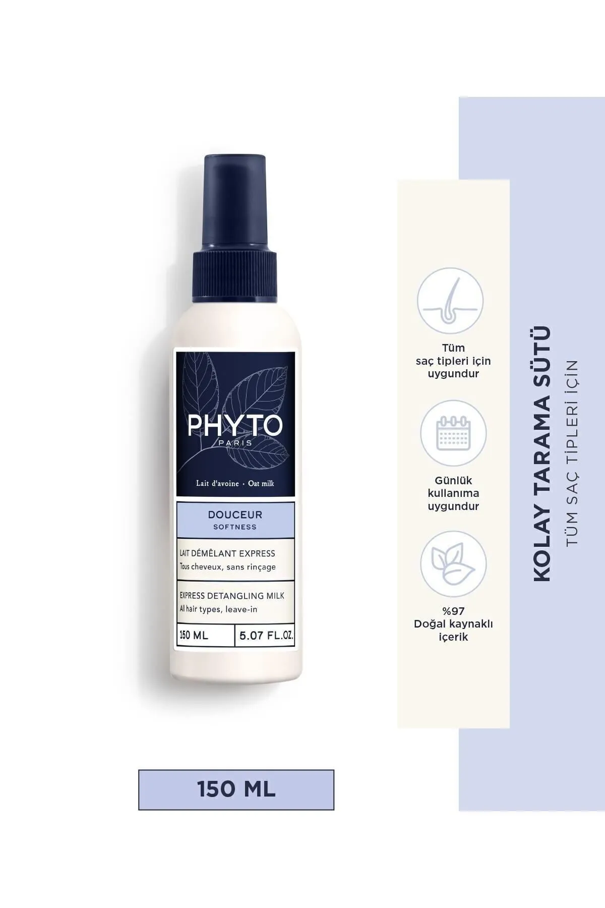 Phyto Douceur Softness Express Detangling Milk Saç Açıcı Süt.webp