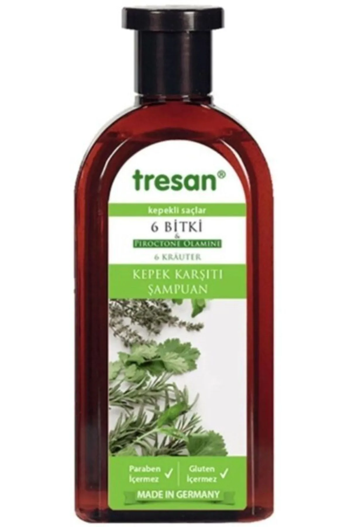 Tresan 6 Bitki Özlü Kepek Karşıtı Bakım Şampuanı.webp