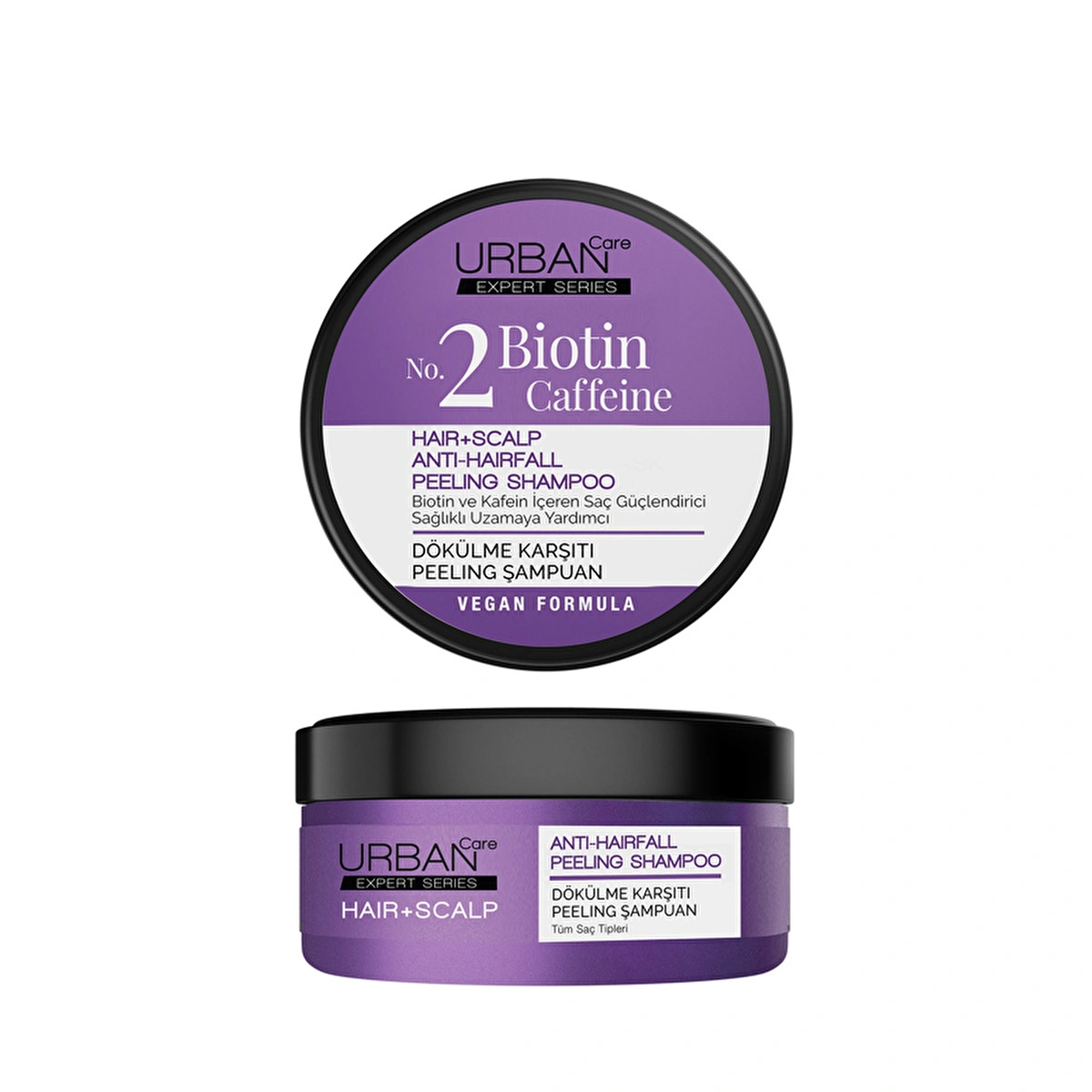 Urban Care Expert Serisi Biotin & Kafein Dökülme Karşıtı Peeling Şampuan.WEBP