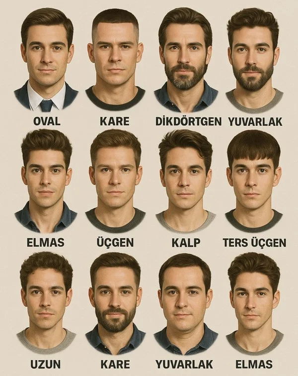 Yüz Tipine Göre En İyi Erkek Saç Kesimi.webp