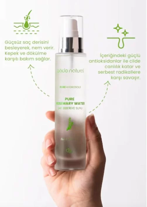 Bade Natural Biberiye Suyu Güçlendirici Saç Toniği.webp
