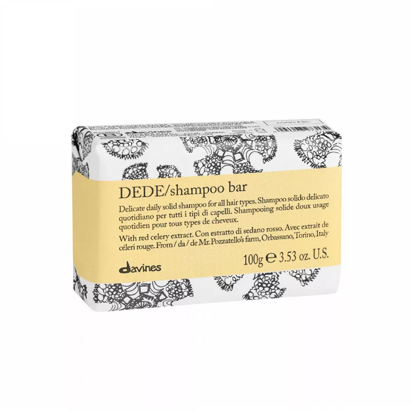 Davines Dede Tüm Saç Tipleri İçin Parabensiz Sülfatsız Hassas Katı Şampuan.webp