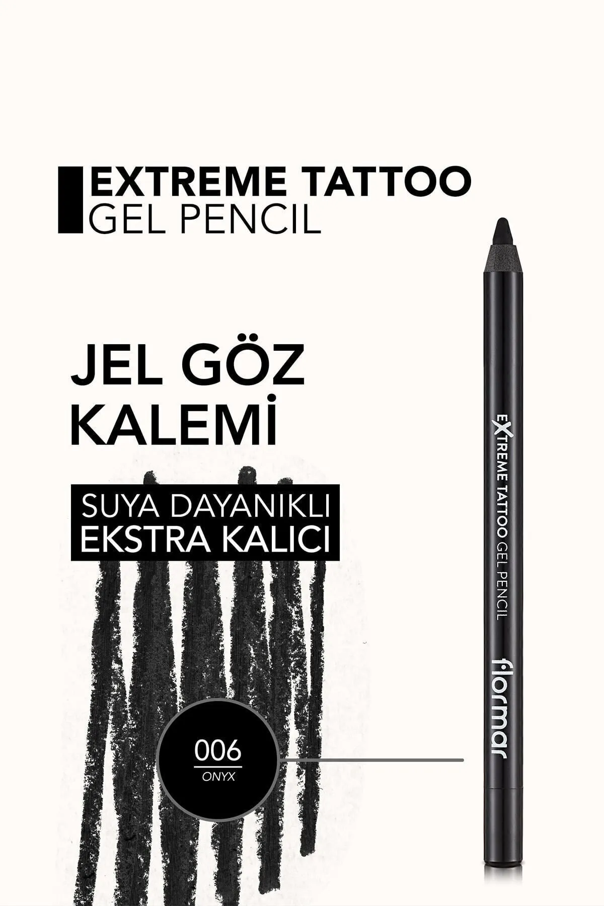 Flormar Suya Dayanıklı Jel Göz Kalemi - Extreme Tattoo.WEBP