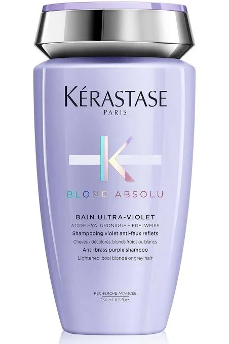 Kerastase Blond Absolu Bain Ultra-Violet Boyalı Gri ve Sarı Saçlar İçin Mor Şampuan.webp