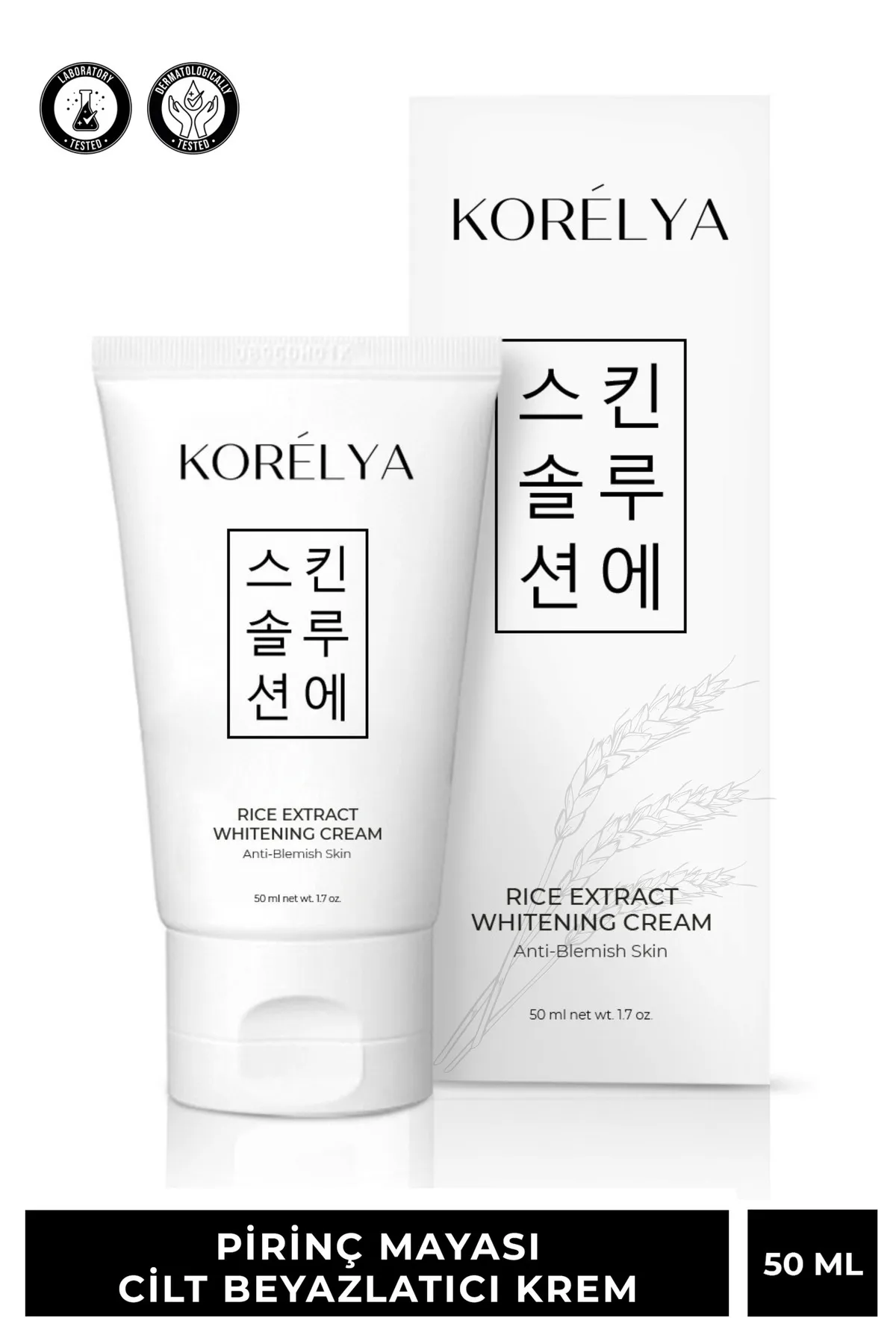 KORELYA Pirinç Mayası Leke Karşıtı Beyazlatıcı Krem - Rice Yeast Whitening Cream.WEBP