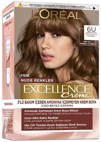 Loreal Paris Excellence Creme Nude Renkler Saç Boyası.webp