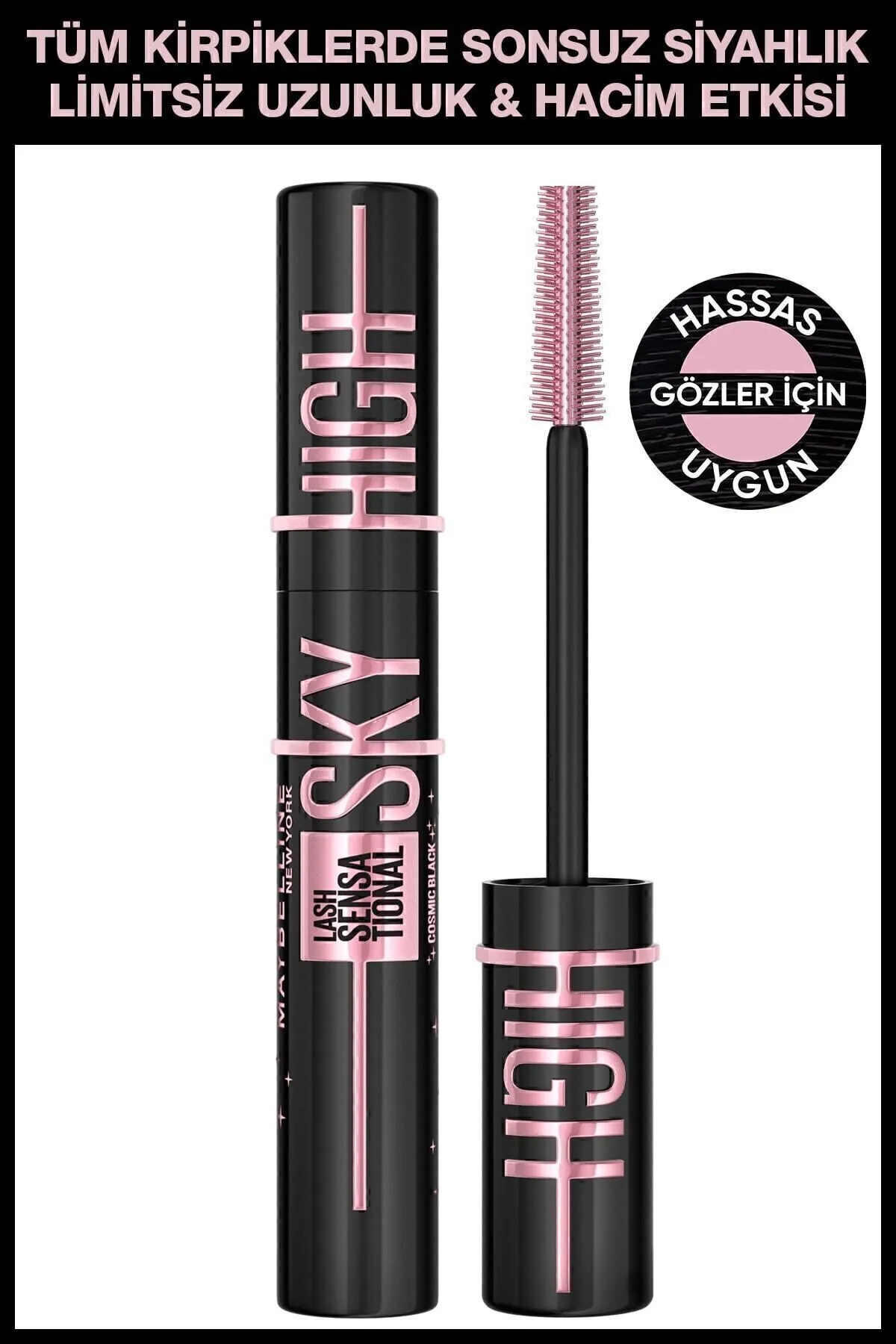 Maybelline New York Lash Sensational Sky High Cosmic Black Maskara.WEBP