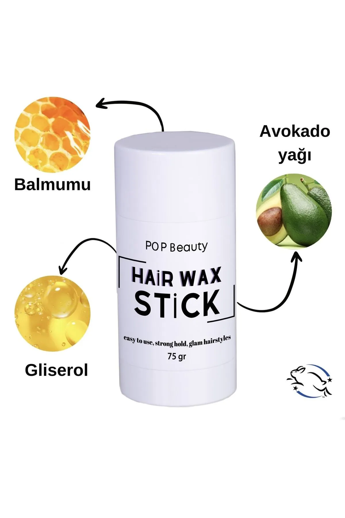 POP Beauty Saç Şekillendirici Stick Wax.webp