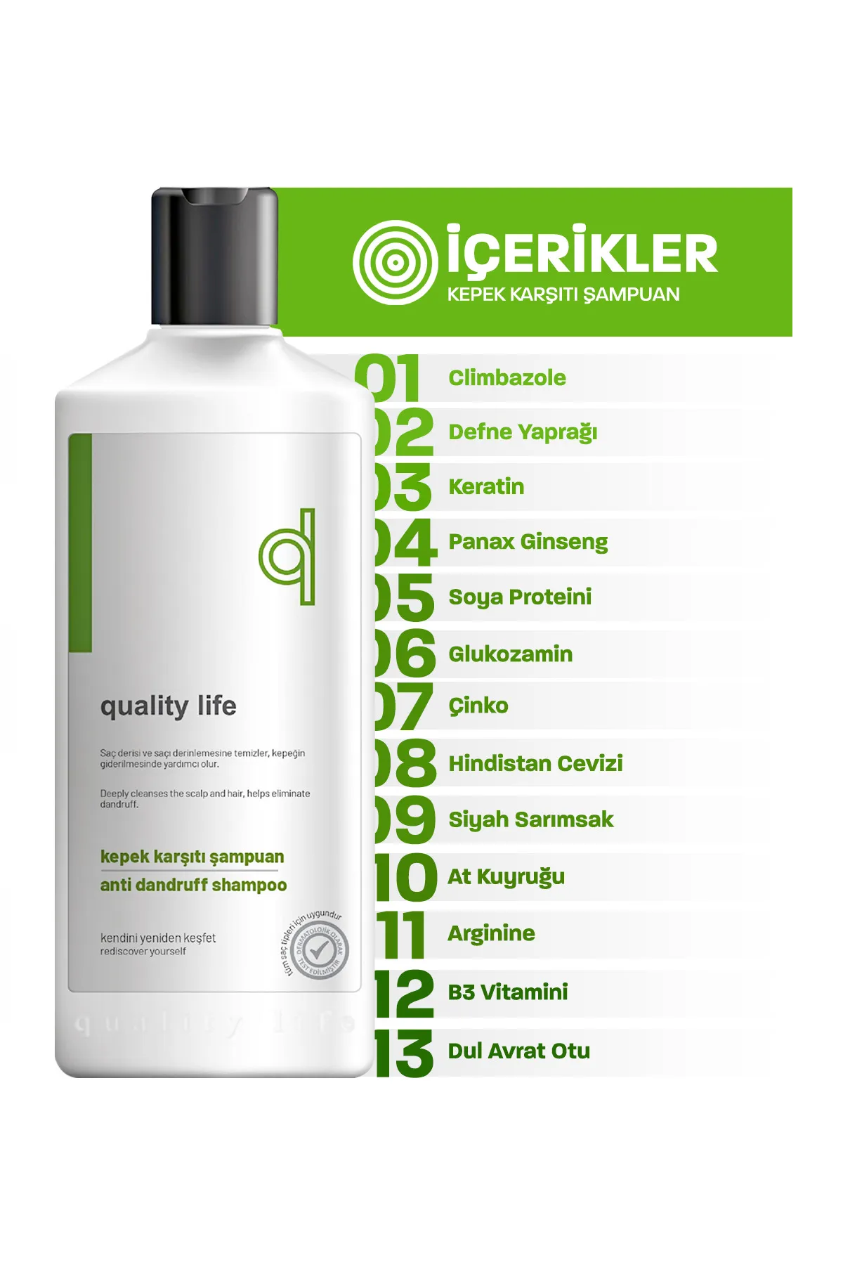 Quality Life QL Kepek Şampuanı.webp