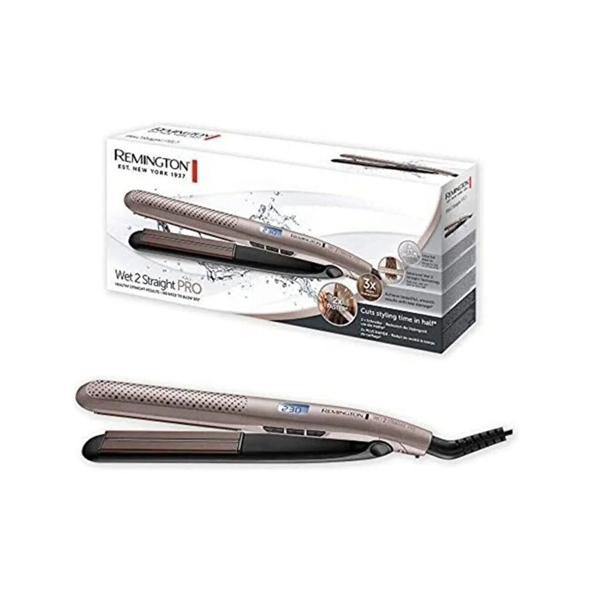 Remington S7970 Wet 2 Straight Islak Kuru Saç Düzleştirici.webp