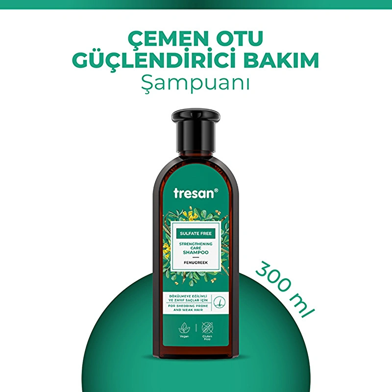 Tresan Çemen Otu Güçlendirici Sülfatsız Bakım Şampuanı.webp