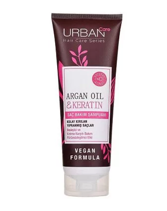 URBAN Care Argan Yağı ve Keratin Kolay Kırılan Yıpranmış Saçlara Özel Saç Bakım Şampuanı.JPG
