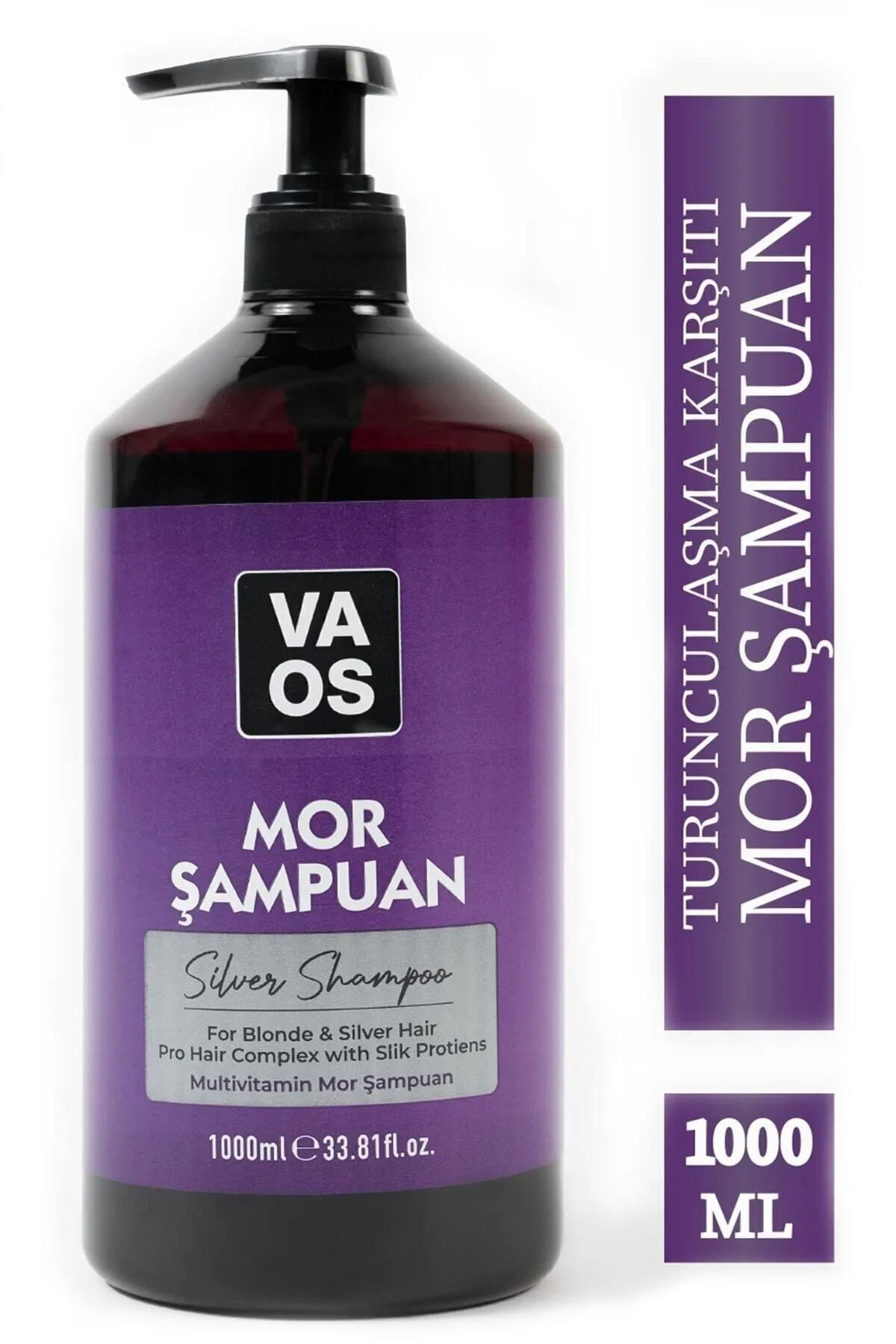 VAOS Turunculaşma Karşıtı Silver Mor Şampuan.webp